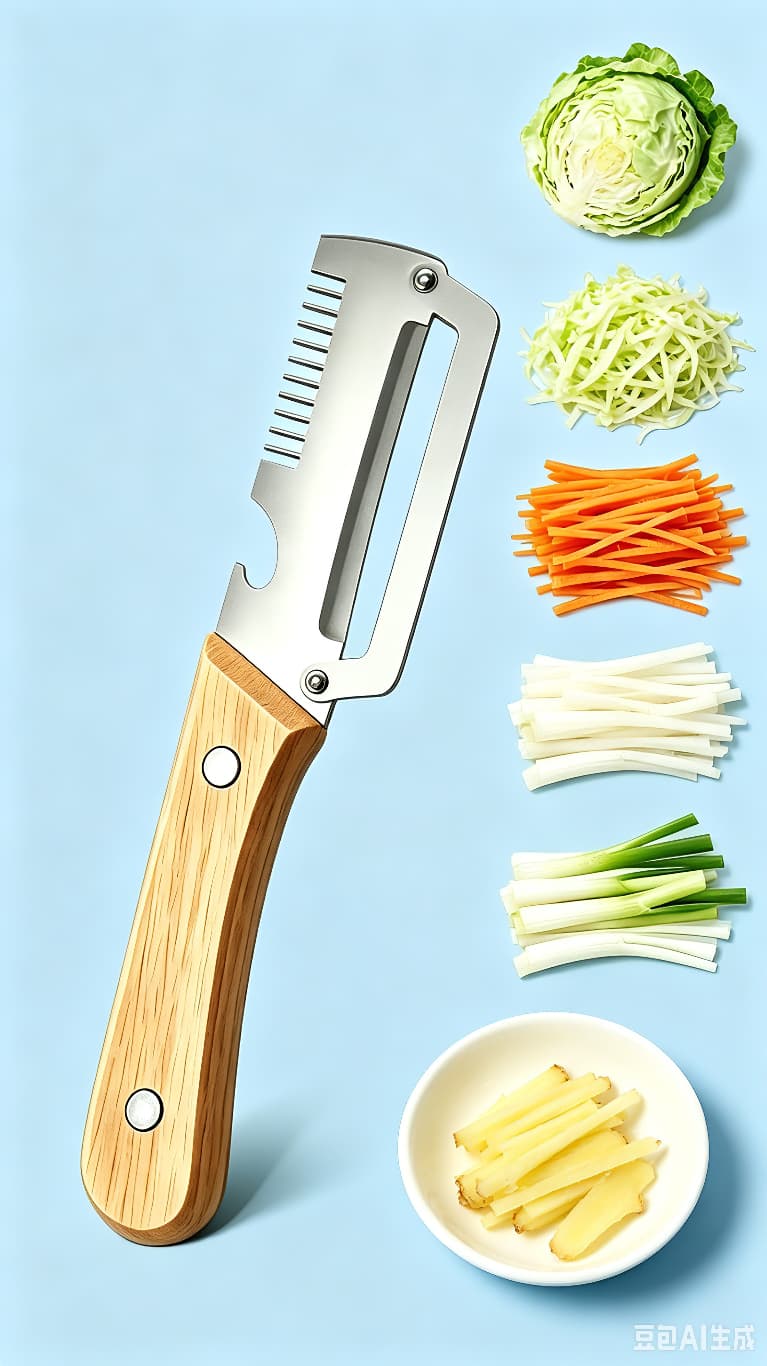 3-in-1 Multifunctional Peeler & Shredder Knife