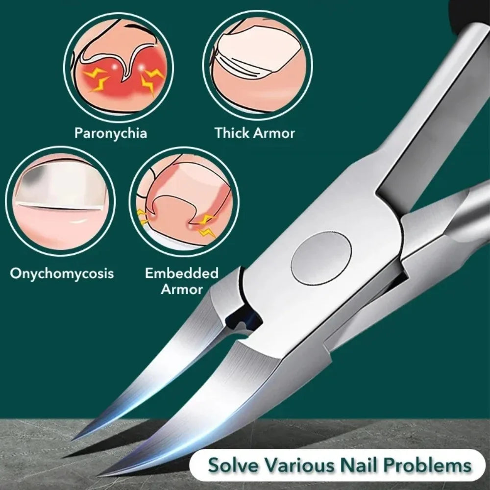 Ingrown Toenail Clipper – Sharp Curved Blade with Ergonomic Handle