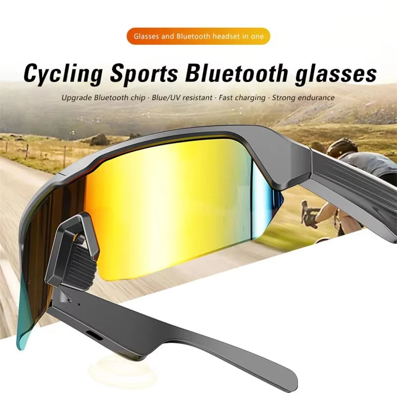 Smart Audio Sunglasses – Bluetooth Music & Calls, Polarized Sports Lens