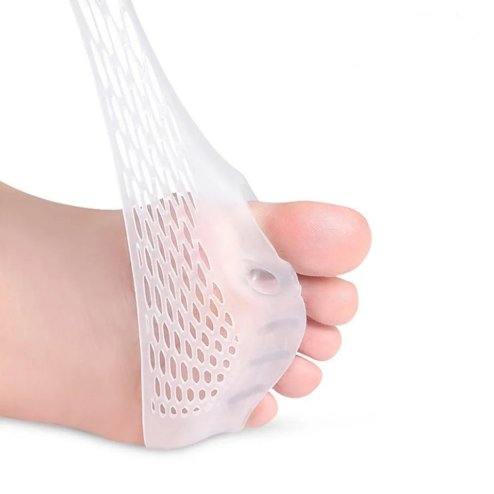 Silicone Forefoot Pad & Toe Separator — Hallux Valgus Relief (2pcs)