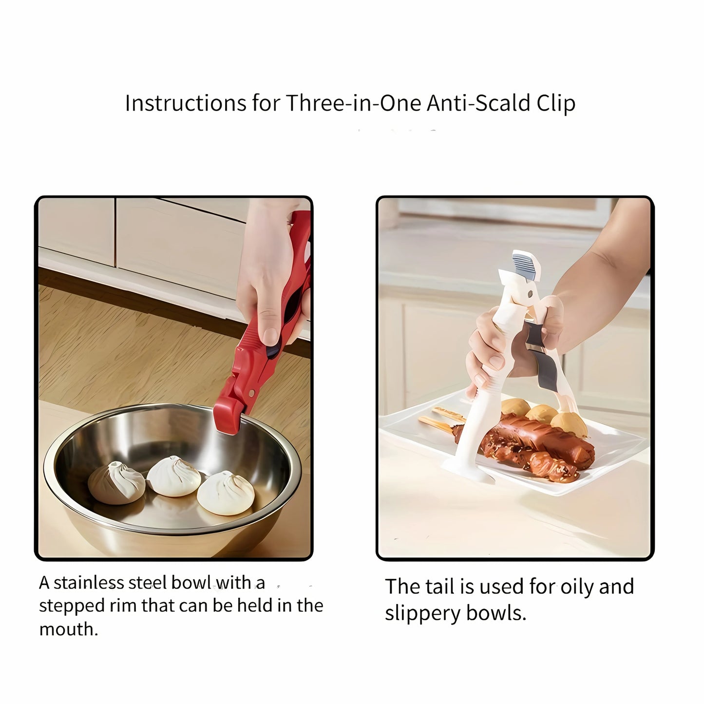 3-in-1 Anti-Scalding Clip | Life-Well Kitchen Tool