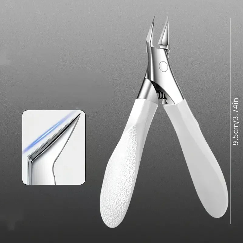 Precision Nail Clipper – Curved Blade for Thick & Ingrown Nails