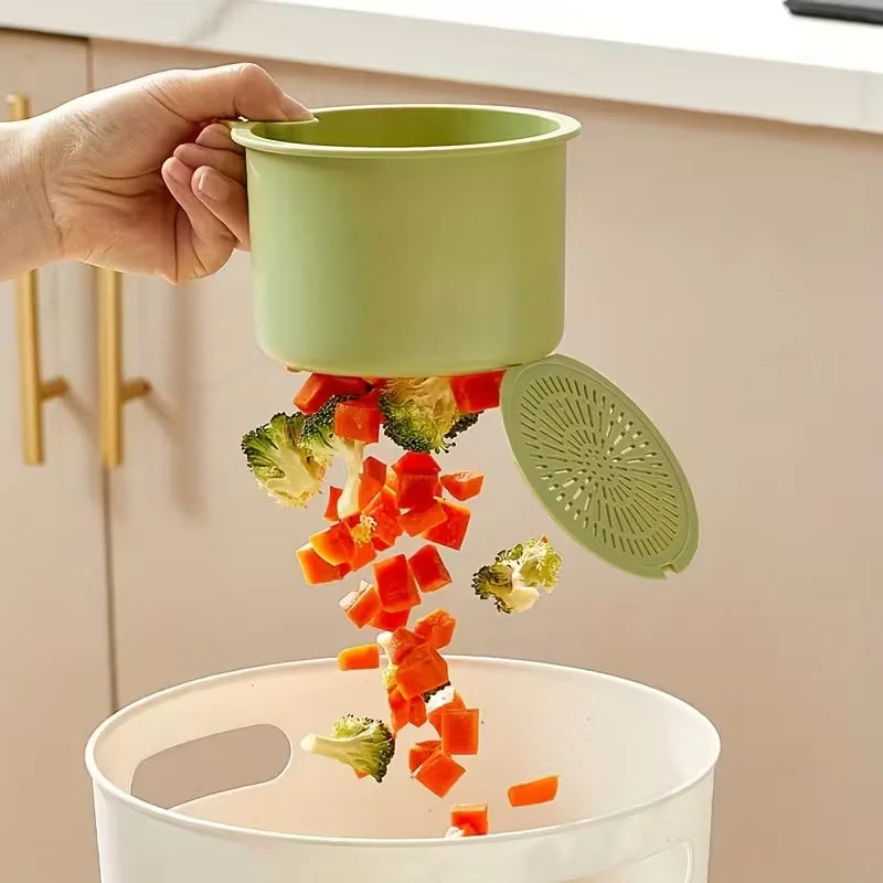 Press-Type Drain Basket & Sink Organizer