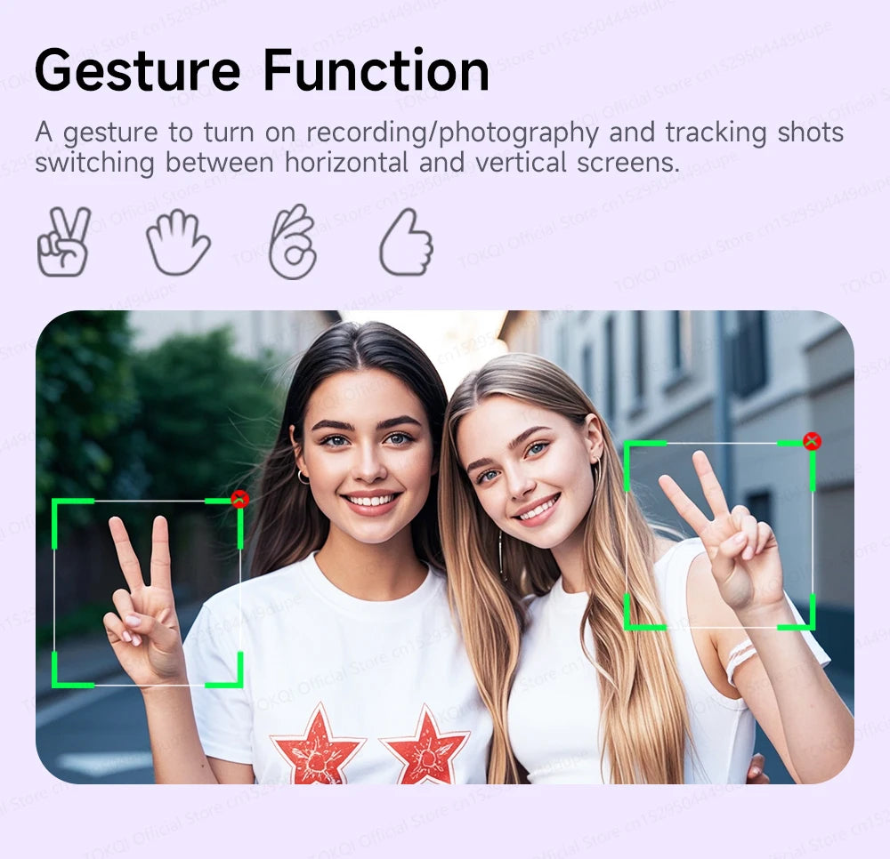 AI Face Tracking Gimbal Stabilizer - 360 Auto-Rotating Smart Phone Holder & Tripod