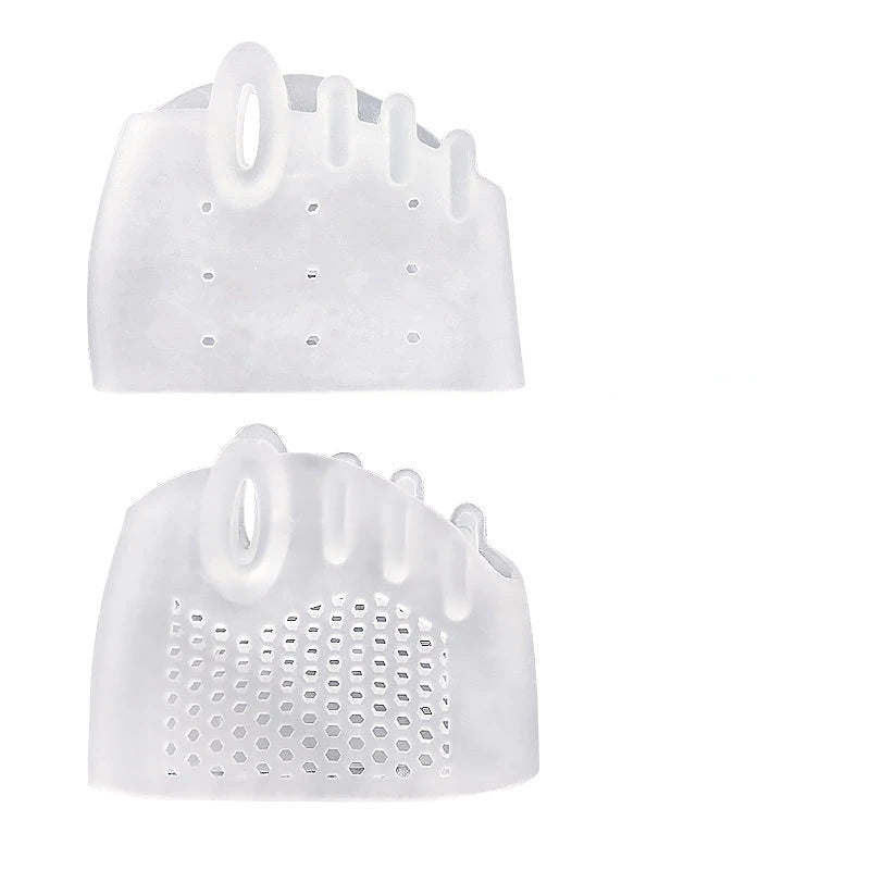 Silicone Forefoot Pad & Toe Separator — Hallux Valgus Relief (2pcs)
