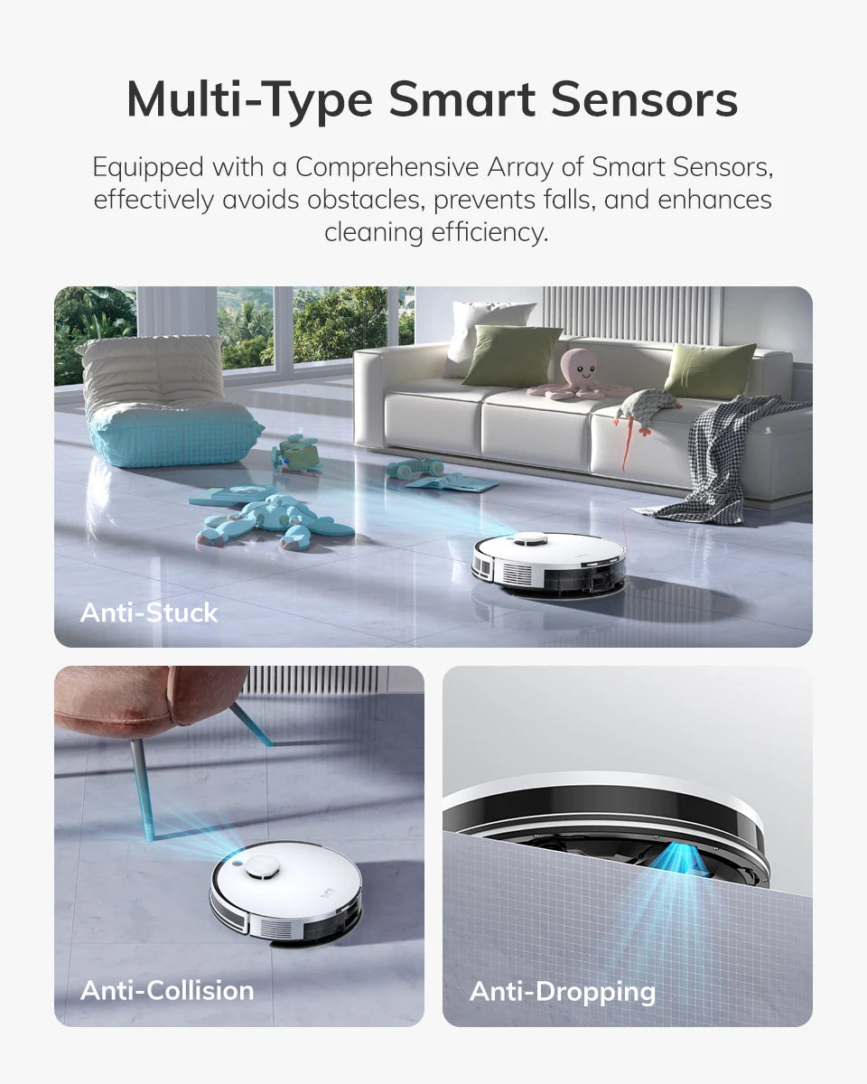 ILIFE A30 Pro Robot Vacuum & Mop – Self-Emptying, App-Controlled Cleaning