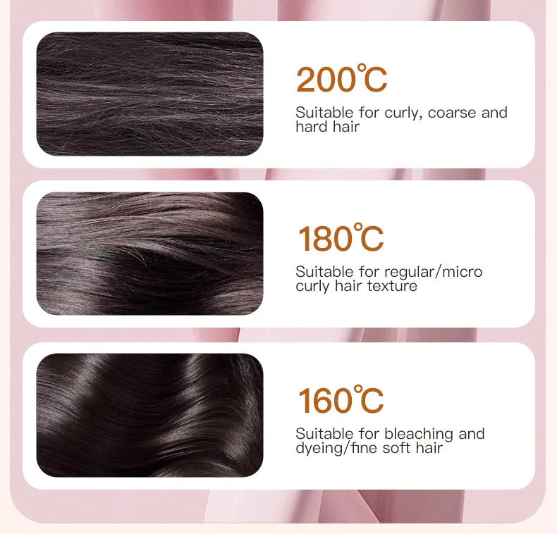 Cordless Hair Straightener Brush — 2-in-1 Styling Tool
