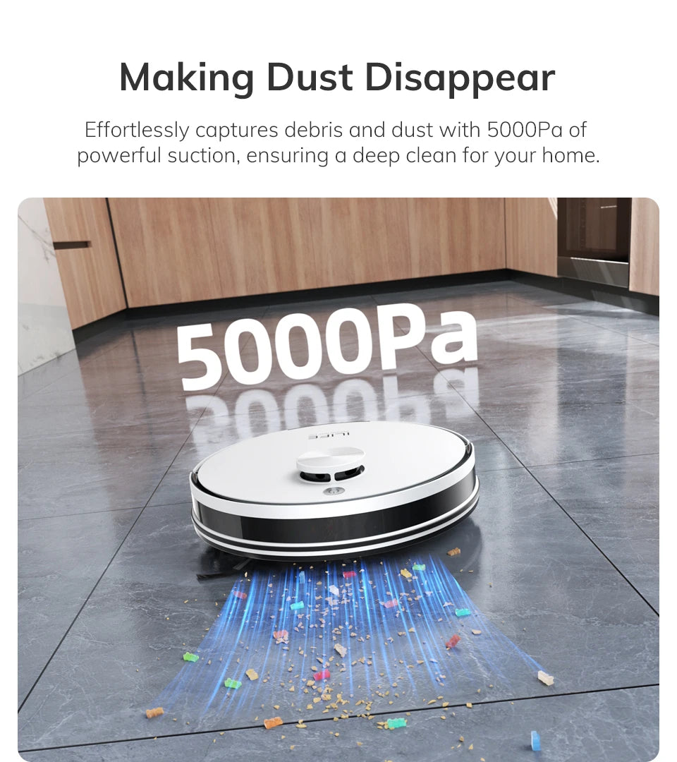ILIFE A30 Pro Robot Vacuum & Mop – Self-Emptying, App-Controlled Cleaning