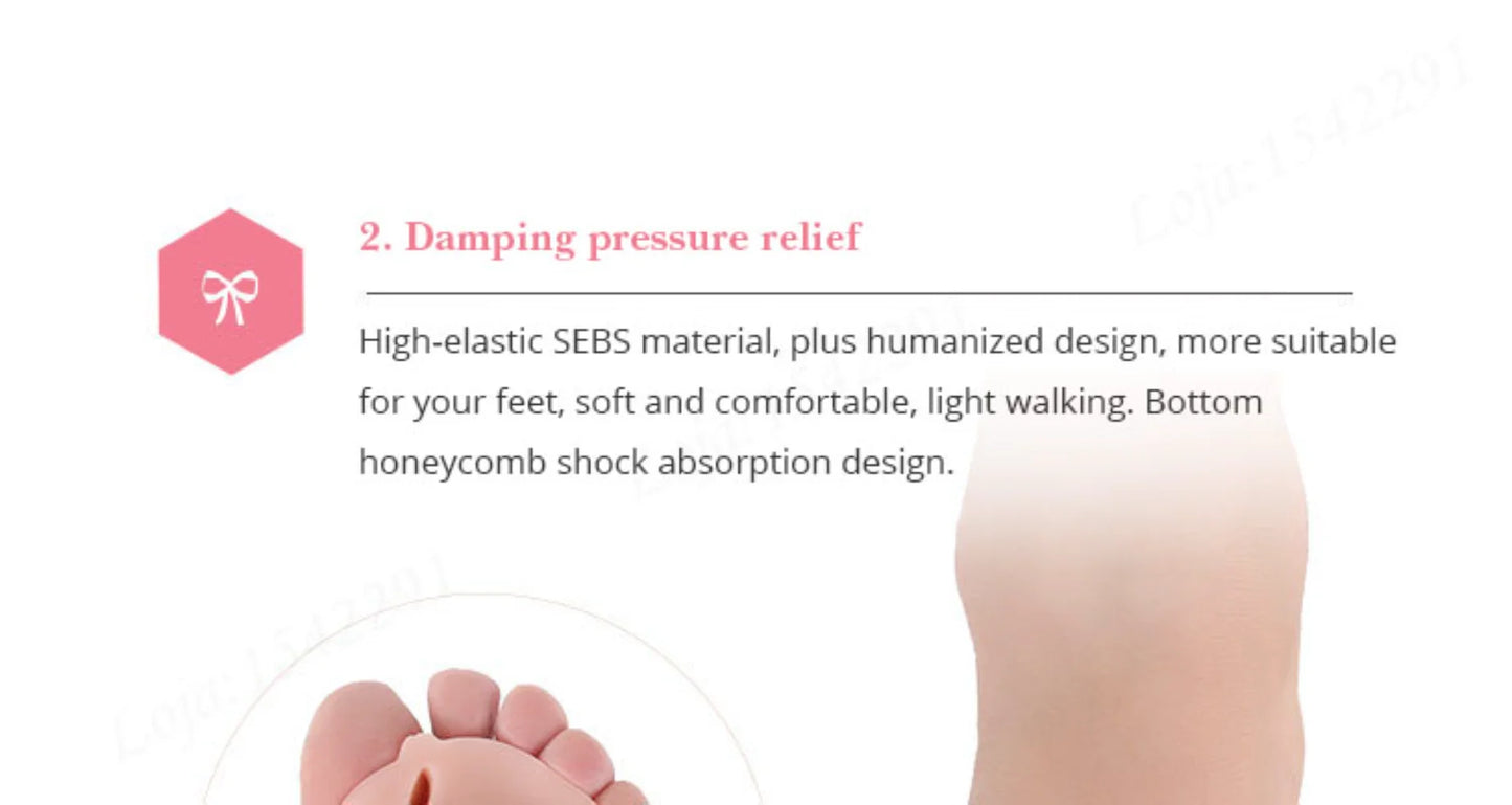 Silicone Forefoot Pad & Toe Separator — Hallux Valgus Relief (2pcs)