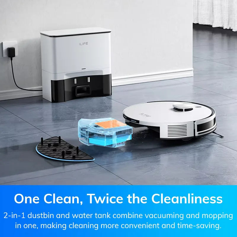 ILIFE A30 Pro Robot Vacuum & Mop – Self-Emptying, App-Controlled Cleaning