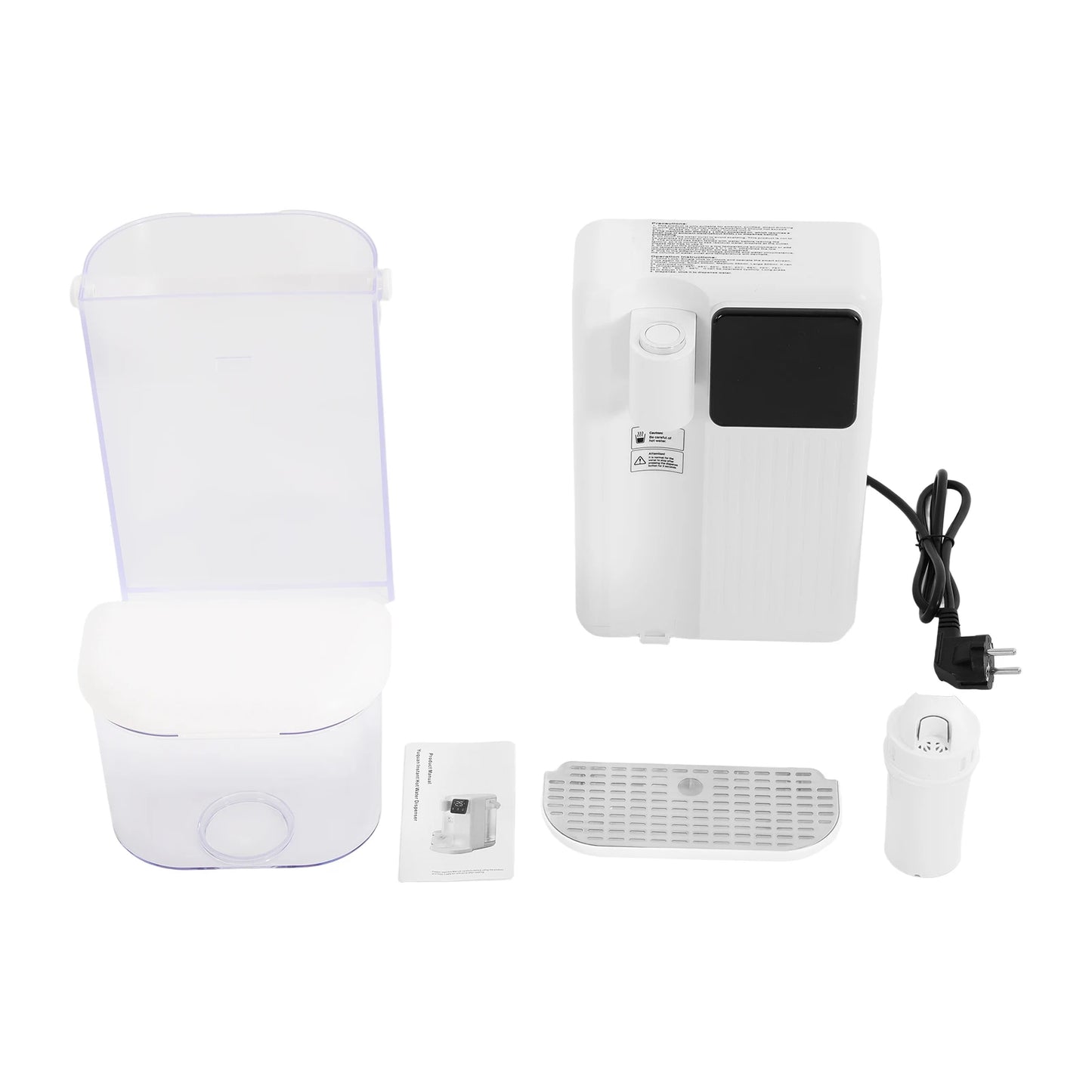 3L Instant Hot Water Dispenser with LED Touch Panel, 3-Second Quick Heating, Adjustable Temperature