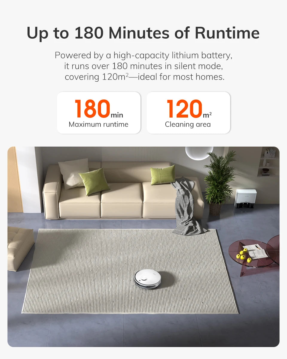 ILIFE A30 Pro Robot Vacuum & Mop – Self-Emptying, App-Controlled Cleaning