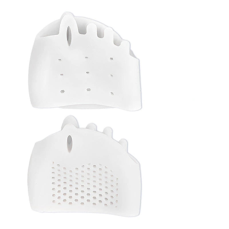 Silicone Forefoot Pad & Toe Separator — Hallux Valgus Relief (2pcs)