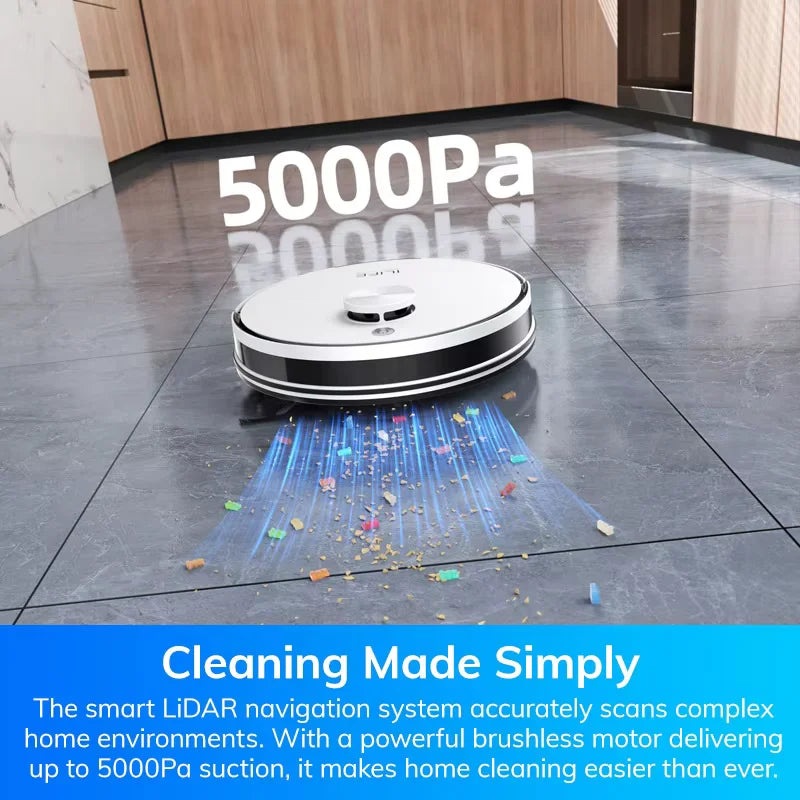 ILIFE A30 Pro Robot Vacuum & Mop – Self-Emptying, App-Controlled Cleaning
