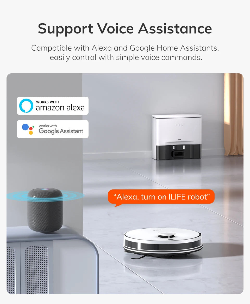 ILIFE A30 Pro Robot Vacuum & Mop – Self-Emptying, App-Controlled Cleaning