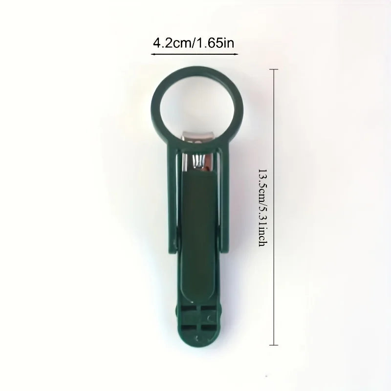 Nail Clipper with Magnifying Glass – Anti-Splash & Easy Grip for Elderly