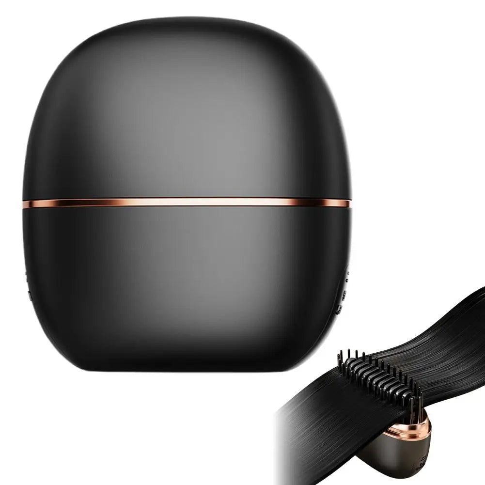 Cordless Hair Straightener Brush — 2-in-1 Styling Tool