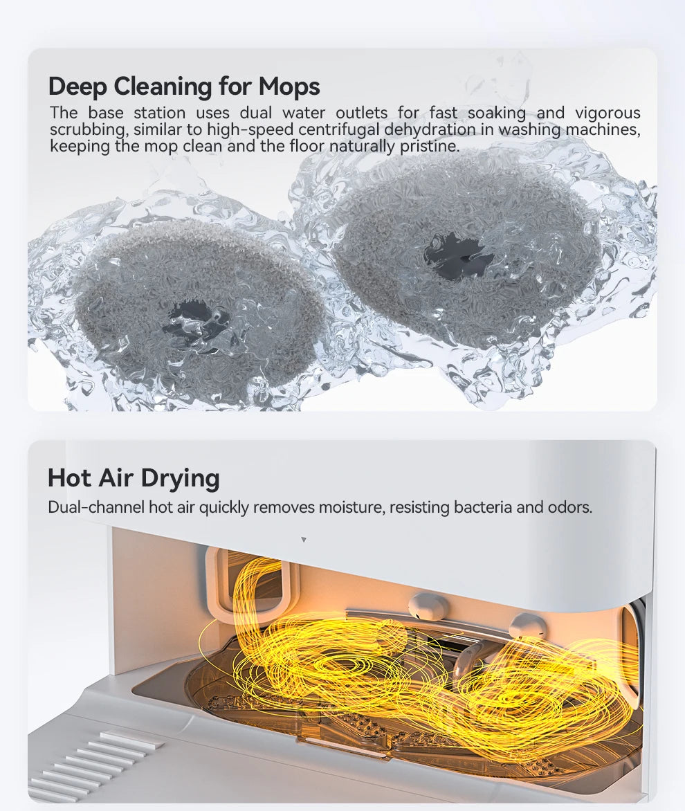 JONR P20 Pro Robot Vacuum & Mop – Self-Emptying, Auto Water Refill & Drain