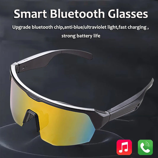 Smart Audio Sunglasses – Bluetooth Music & Calls, Polarized Sports Lens