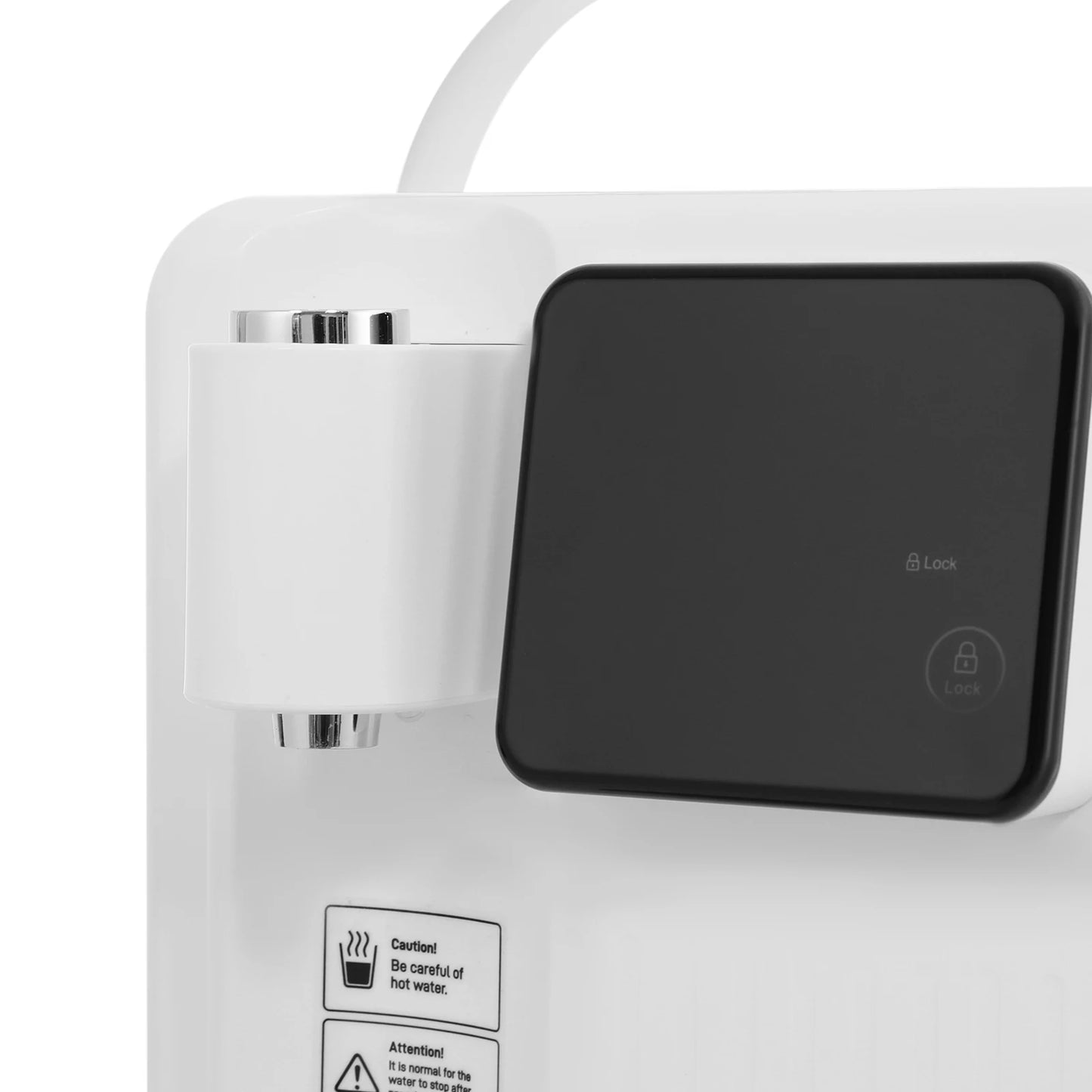 3L Instant Hot Water Dispenser with LED Touch Panel, 3-Second Quick Heating, Adjustable Temperature